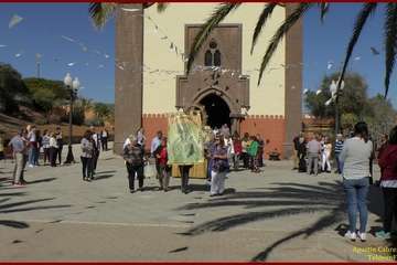 Tara procesiona a La Candelaria por sus calles (Foto TF)